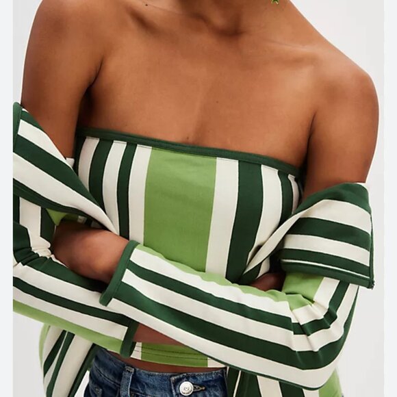 new FREE PEOPLE PALM SPRINGE PREP COMBO cardigan and top xs - Picture 2 of 2